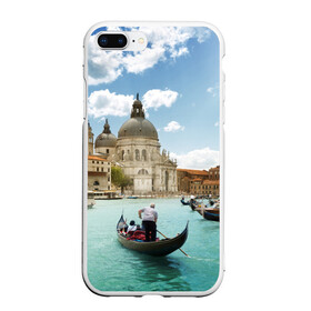 Чехол для iPhone 7Plus/8 Plus матовый с принтом Венеция в Курске, Силикон | Область печати: задняя сторона чехла, без боковых панелей | europe | italy | venice | венеция | вода | европа | ес | италия | каникулы | лодки | отдых | отпуск | солнце | туризм