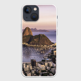 Чехол для iPhone 13 mini с принтом Рио (Бразилия) в Курске,  |  | brazil | rio de janeiro | бразилия | жара | каникулы | карнавал | мегаполис | отдых | отпуск | пляж | приключение | путешествие | рио де жанейро | туризм | футбол | южная америка