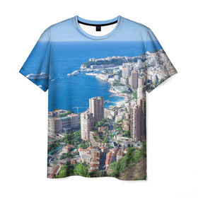 Мужская футболка 3D с принтом Монако в Курске, 100% полиэфир | прямой крой, круглый вырез горловины, длина до линии бедер | europe | monaco | гламур | европа | загар | княжество | миллионеры | монако | отдых | отпуск | пляж | роскошь | солнце | средиземное море | туризм