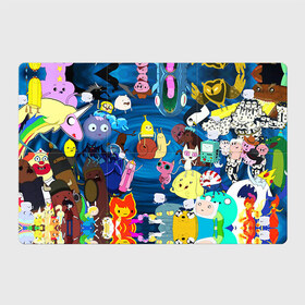 Магнитный плакат 3Х2 с принтом Adventure Time 1 в Курске, Полимерный материал с магнитным слоем | 6 деталей размером 9*9 см | Тематика изображения на принте: adventure time | bubblegum | dog | finn | jake | marcelline | время приключений | джейк и финн | марселин | пупырка