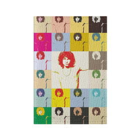 Обложка для паспорта матовая кожа с принтом Pop Art Jim Morrison The Doors в Курске, натуральная матовая кожа | размер 19,3 х 13,7 см; прозрачные пластиковые крепления | Тематика изображения на принте: jim morrison | the doors | арт | дорс | моррисон