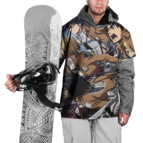 Накидка на куртку 3D с принтом Атака Титанов в Курске, 100% полиэстер |  | Тематика изображения на принте: армин | вторжение гигантов | леви | микаса | ривай | эрен