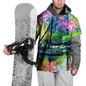 Накидка на куртку 3D с принтом Рисунок в Курске, 100% полиэстер |  | color | живопись | краска | краски | рисунок | цветные