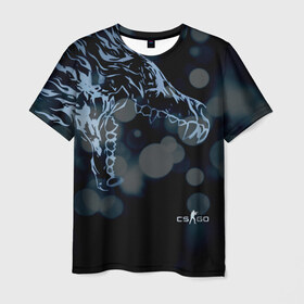 Мужская футболка 3D с принтом Howl в Курске, 100% полиэфир | прямой крой, круглый вырез горловины, длина до линии бедер | counter strike | cs | howl | вой | кс