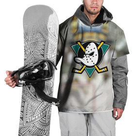 Накидка на куртку 3D с принтом Anaheim ducks в Курске, 100% полиэстер |  | хоккей