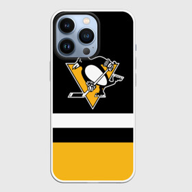 Чехол для iPhone 13 Pro с принтом Pittsburg Penguins форма в Курске,  |  | pitsburg | питсбург | питтсбург | хоккей