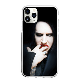 Чехол для iPhone 11 Pro матовый с принтом Marilyn Manson в Курске, Силикон |  | звезда | знаменитость | музыка | мэрилин мэнсон | певец | рокер
