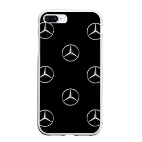 Чехол для iPhone 7Plus/8 Plus матовый с принтом Mercedes в Курске, Силикон | Область печати: задняя сторона чехла, без боковых панелей | мерседес