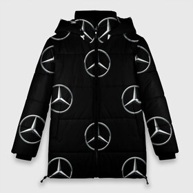 Женская зимняя куртка 3D с принтом Mercedes в Курске, верх — 100% полиэстер; подкладка — 100% полиэстер; утеплитель — 100% полиэстер | длина ниже бедра, силуэт Оверсайз. Есть воротник-стойка, отстегивающийся капюшон и ветрозащитная планка. 

Боковые карманы с листочкой на кнопках и внутренний карман на молнии | мерседес