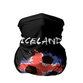 Бандана-труба 3D с принтом Исландия в Курске, 100% полиэстер, ткань с особыми свойствами — Activecool | плотность 150‒180 г/м2; хорошо тянется, но сохраняет форму | euro 2016