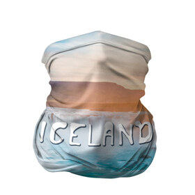 Бандана-труба 3D с принтом Исландия. Водопад в Курске, 100% полиэстер, ткань с особыми свойствами — Activecool | плотность 150‒180 г/м2; хорошо тянется, но сохраняет форму | исландия