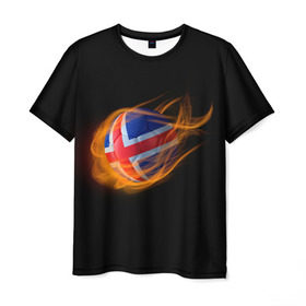 Мужская футболка 3D с принтом Исландия в Курске, 100% полиэфир | прямой крой, круглый вырез горловины, длина до линии бедер | euro 2016