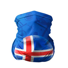 Бандана-труба 3D с принтом Исландия в Курске, 100% полиэстер, ткань с особыми свойствами — Activecool | плотность 150‒180 г/м2; хорошо тянется, но сохраняет форму | euro 2016