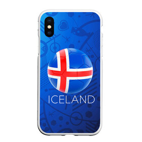 Чехол для iPhone XS Max матовый с принтом Исландия в Курске, Силикон | Область печати: задняя сторона чехла, без боковых панелей | euro 2016
