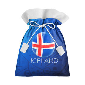 Подарочный 3D мешок с принтом Исландия в Курске, 100% полиэстер | Размер: 29*39 см | Тематика изображения на принте: euro 2016