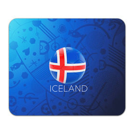 Коврик прямоугольный с принтом Исландия в Курске, натуральный каучук | размер 230 х 185 мм; запечатка лицевой стороны | euro 2016