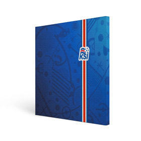 Холст квадратный с принтом Форма сборной Исландии по футболу в Курске, 100% ПВХ |  | Тематика изображения на принте: euro 2016