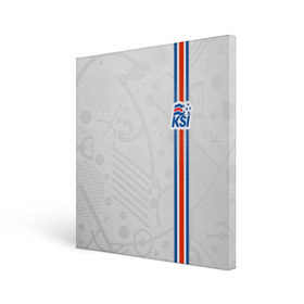 Холст квадратный с принтом Форма сборной Исландии по футболу в Курске, 100% ПВХ |  | Тематика изображения на принте: euro 2016
