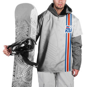 Накидка на куртку 3D с принтом Форма сборной Исландии по футболу в Курске, 100% полиэстер |  | euro 2016