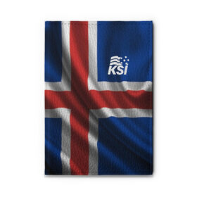 Обложка для автодокументов с принтом Исландия в Курске, натуральная кожа |  размер 19,9*13 см; внутри 4 больших “конверта” для документов и один маленький отдел — туда идеально встанут права | флаг