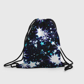 Рюкзак-мешок 3D с принтом Star в Курске, 100% полиэстер | плотность ткани — 200 г/м2, размер — 35 х 45 см; лямки — толстые шнурки, застежка на шнуровке, без карманов и подкладки | вселенная | галактика | звезды