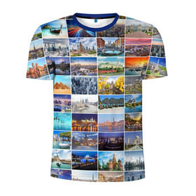 Мужская футболка 3D спортивная с принтом Страны мира (10х10) в Курске, 100% полиэстер с улучшенными характеристиками | приталенный силуэт, круглая горловина, широкие плечи, сужается к линии бедра | Тематика изображения на принте: азия | берлин | вегас | венеция | воспоминания | города | достопримечательности | европа | египет | калифорния | каникулы | лондон | милан | москва | ностальгия | нью йорк | отдых | отпуск | память