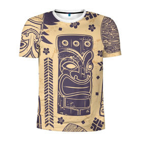 Мужская футболка 3D спортивная с принтом Африка в Курске, 100% полиэстер с улучшенными характеристиками | приталенный силуэт, круглая горловина, широкие плечи, сужается к линии бедра | идол | этнический | этно