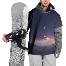 Накидка на куртку 3D с принтом Ночное небо в Курске, 100% полиэстер |  | Тематика изображения на принте: mountains | sky | space | астрономия | горы | космос | небо | ночное небо