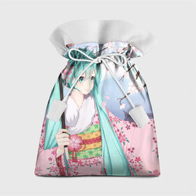 Подарочный 3D мешок с принтом Дивный ангел в Курске, 100% полиэстер | Размер: 29*39 см | аниме | краски | мультфильм | новинки | рисунок | сериал | цвета | япония