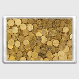 Магнит 45*70 с принтом монетки в Курске, Пластик | Размер: 78*52 мм; Размер печати: 70*45 | деньги | евро | копейки | мелочёвка | мелочь | монеты