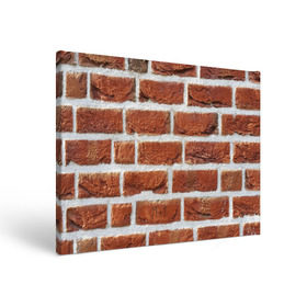 Холст прямоугольный с принтом старая кирпичная стена в Курске, 100% ПВХ |  | камни | кирпич | постройка | стена | стройка | цемент