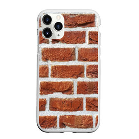 Чехол для iPhone 11 Pro Max матовый с принтом старая кирпичная стена в Курске, Силикон |  | Тематика изображения на принте: камни | кирпич | постройка | стена | стройка | цемент