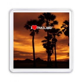 Магнит 55*55 с принтом Thailand в Курске, Пластик | Размер: 65*65 мм; Размер печати: 55*55 мм | море | отдых | отпуск | пляж | солнце | туризм | турист