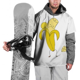 Накидка на куртку 3D с принтом Банан в Курске, 100% полиэстер |  | грустный | фрукты