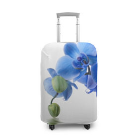 Чехол для чемодана 3D с принтом Веточка орхидеи в Курске, 86% полиэфир, 14% спандекс | двустороннее нанесение принта, прорези для ручек и колес | ветка | красота | нежность | орхидея | природа | растение | фауна | цветок | цветы