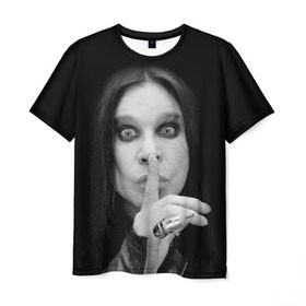 Мужская футболка 3D с принтом Ozzy Osbourne в Курске, 100% полиэфир | прямой крой, круглый вырез горловины, длина до линии бедер | rock | знаменитость | оззи осборн | рок | рок группа | рок звезда | рок музыка