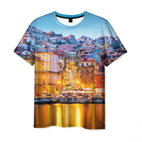 Мужская футболка 3D с принтом Португалия в Курске, 100% полиэфир | прямой крой, круглый вырез горловины, длина до линии бедер | europe | lisbon | portugal | европа | ес | загар | каникулы | купание | лиссабон | море | отдых | отпуск | пляж | португалия | туризм