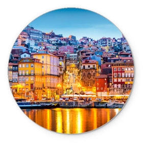 Коврик круглый с принтом Португалия в Курске, резина и полиэстер | круглая форма, изображение наносится на всю лицевую часть | Тематика изображения на принте: europe | lisbon | portugal | европа | ес | загар | каникулы | купание | лиссабон | море | отдых | отпуск | пляж | португалия | туризм