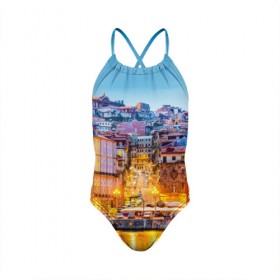 Детский купальник 3D с принтом Португалия в Курске, Полиэстер 85%, Спандекс 15% | Слитный крой, подклад по переду изделия, узкие бретели | europe | lisbon | portugal | европа | ес | загар | каникулы | купание | лиссабон | море | отдых | отпуск | пляж | португалия | туризм