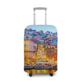 Чехол для чемодана 3D с принтом Португалия в Курске, 86% полиэфир, 14% спандекс | двустороннее нанесение принта, прорези для ручек и колес | europe | lisbon | portugal | европа | ес | загар | каникулы | купание | лиссабон | море | отдых | отпуск | пляж | португалия | туризм