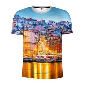 Мужская футболка 3D спортивная с принтом Португалия в Курске, 100% полиэстер с улучшенными характеристиками | приталенный силуэт, круглая горловина, широкие плечи, сужается к линии бедра | europe | lisbon | portugal | европа | ес | загар | каникулы | купание | лиссабон | море | отдых | отпуск | пляж | португалия | туризм