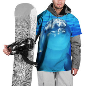 Накидка на куртку 3D с принтом Дельфин в Курске, 100% полиэстер |  | вода | дельфин | море | отдых | отпуск | подводный мир | туризм