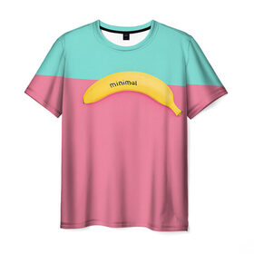 Мужская футболка 3D с принтом Банан 4 в Курске, 100% полиэфир | прямой крой, круглый вырез горловины, длина до линии бедер | banana | fashion | банан | бананы | мода