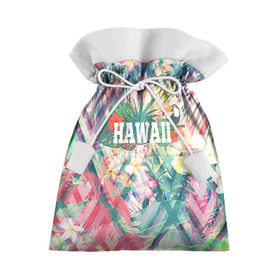 Подарочный 3D мешок с принтом HAWAII 5 в Курске, 100% полиэстер | Размер: 29*39 см | Тематика изображения на принте: hawaii | гаваи | лето | океан | отдых | пальмы | пляж | серф