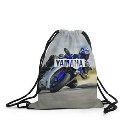Рюкзак-мешок 3D с принтом Yamaha 5 в Курске, 100% полиэстер | плотность ткани — 200 г/м2, размер — 35 х 45 см; лямки — толстые шнурки, застежка на шнуровке, без карманов и подкладки | Тематика изображения на принте: yamaha