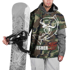 Накидка на куртку 3D с принтом Лучший рыбак в Курске, 100% полиэстер |  | best fisherman | camouflage | fish | fishing | man | камуфляж | лучший рыбак | мужчина | рыба | рыбалка