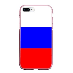 Чехол для iPhone 7/8 Plus матовый с принтом Россия в Курске, Силикон | Область печати: задняя сторона чехла, без боковых панелей | 