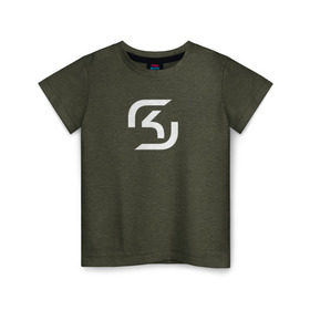 Детская футболка хлопок с принтом SK-Gaming в Курске, 100% хлопок | круглый вырез горловины, полуприлегающий силуэт, длина до линии бедер | csgo | esports | gaming | lg | sk | team