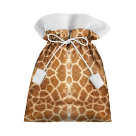 Подарочный 3D мешок с принтом Шкура Жирафа в Курске, 100% полиэстер | Размер: 29*39 см | textures | животное | жираф | текстура