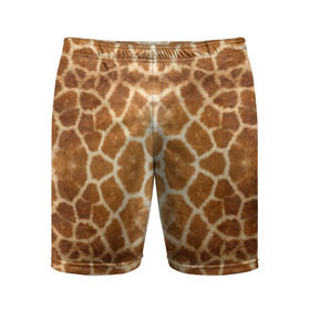 Мужские шорты 3D спортивные с принтом Шкура Жирафа в Курске,  |  | textures | животное | жираф | текстура